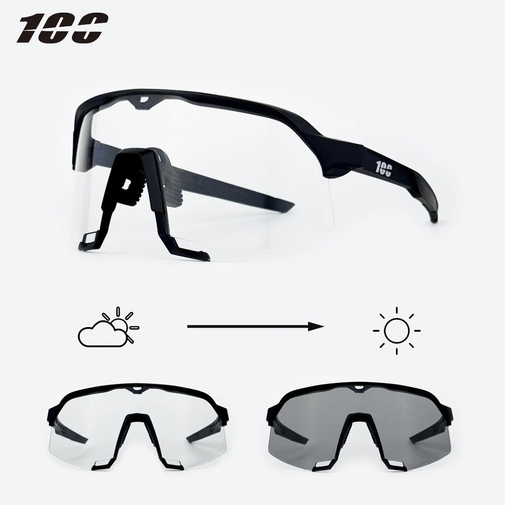 100 lunettes de soleil de cyclisme UV400 TR90 lunettes de vélo de sport vtt VTT pêche randonnée équitation lunettes pour hommes femmes sport