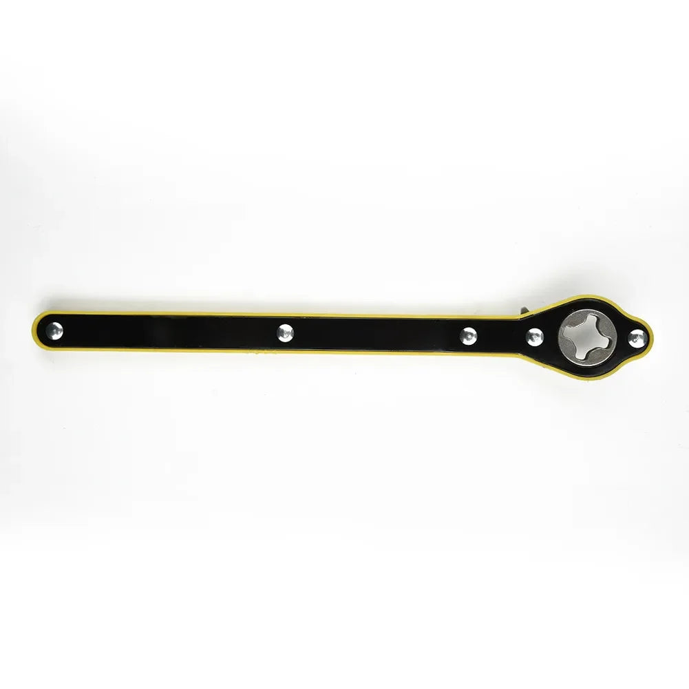 Clé à cliquet pour cric de voiture, ciseaux de voiture permettant d'économiser du travail, clé à cliquet pour pneu, clé à cosse de roue, outil de réparation manuel en acier à haute teneur en carbone
