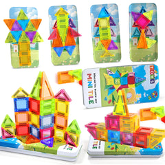 Construction de créateur de modèles de bricolage, ensemble de jouets de blocs de Construction magnétiques, jouets éducatifs Montessori pour blocs magnétiques, cadeaux pour enfants