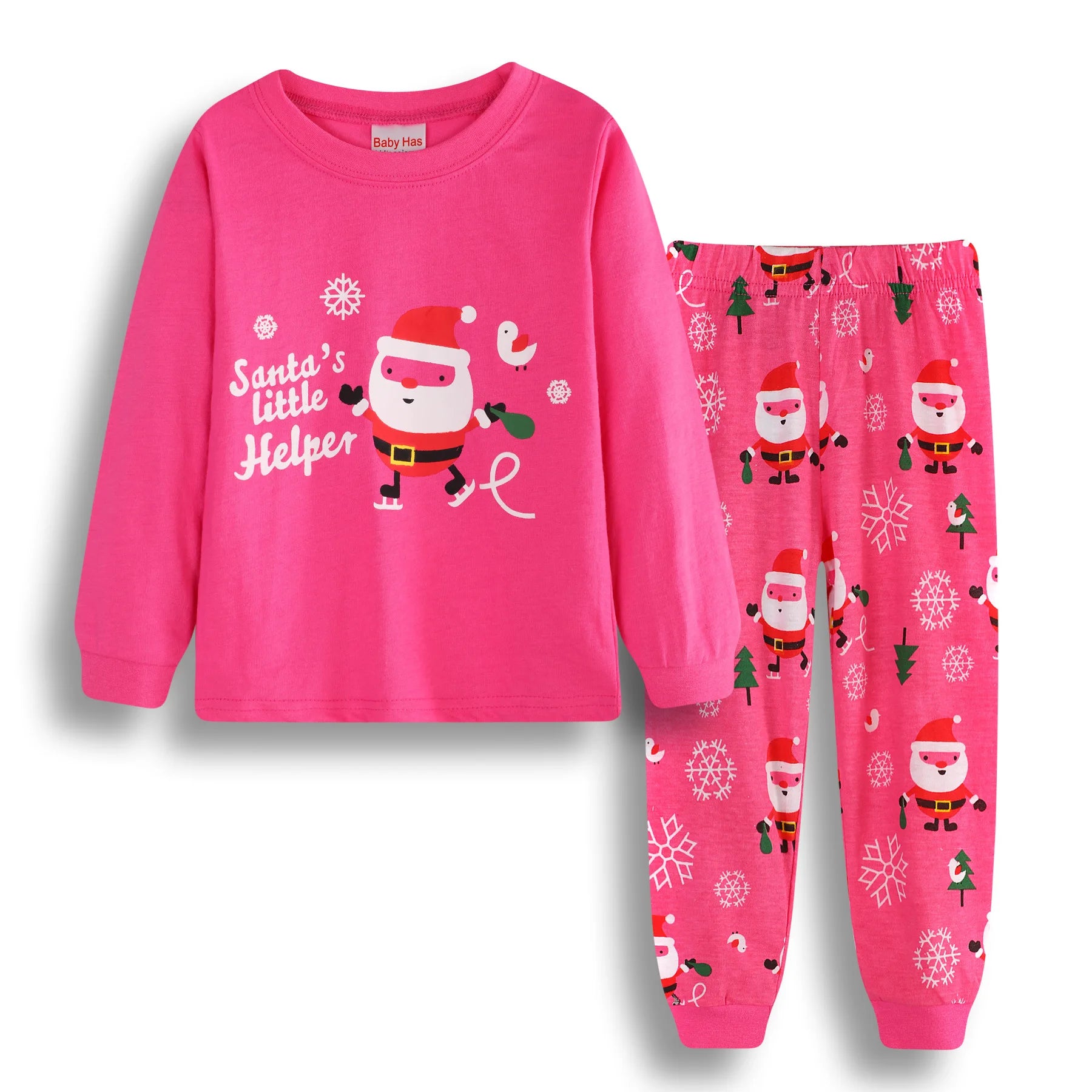 Ensemble haut et pantalon imprimés de noël pour enfants, vêtements pour garçons et filles, vêtements de maison pour fête de noël, ensembles mignons pour enfants, Costumes de Cosplay