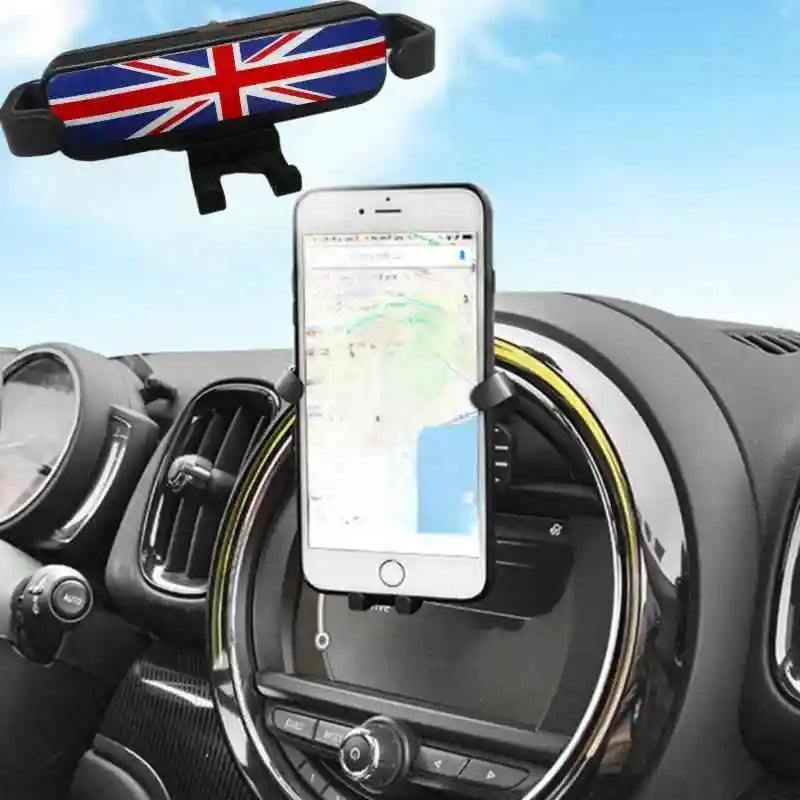 Artudatech pour MINI Cooper accessoires F54 F55 F56 F57 F60 noir support de téléphone de voiture tableau de bord fente montage Auto intérieur f56 pièces