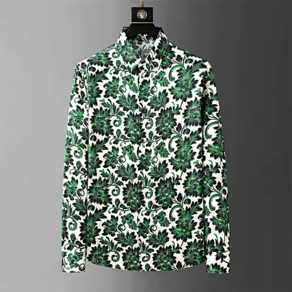 Chemise à carreaux pour hommes, exquise, décontractée, à manches longues, en velours de qualité, confortable et respirante, automne