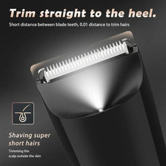 Tondeuse à cheveux pour hommes, tondeuse à boules électrique, comprend 2 accessoires de protection, tête de lame en céramique, rasoir humide et sec