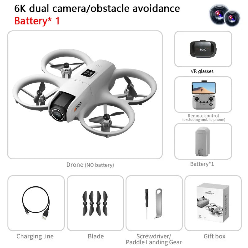 Xiaomi i1PRO Drone 8K HD Professional Camera 5G WIFI Brushless FPV UAV with Screen Remote Control Aerial Avoidance UAV RC20000M