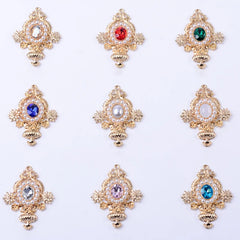 Accessoires de bijoux en alliage de diamant, pendentif de personnalité de mode, accessoires de cheveux de bricolage, matériel de boucles d'oreilles