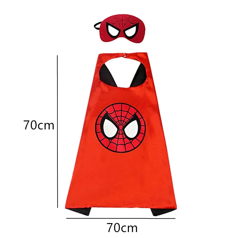 Smile Hero Capes pour enfants, garçons de 3 à 10 ans, olympiques Kiev illage de dessin animé, fournitures de fête, cadeaux de Pâques, cosplay, nouveau