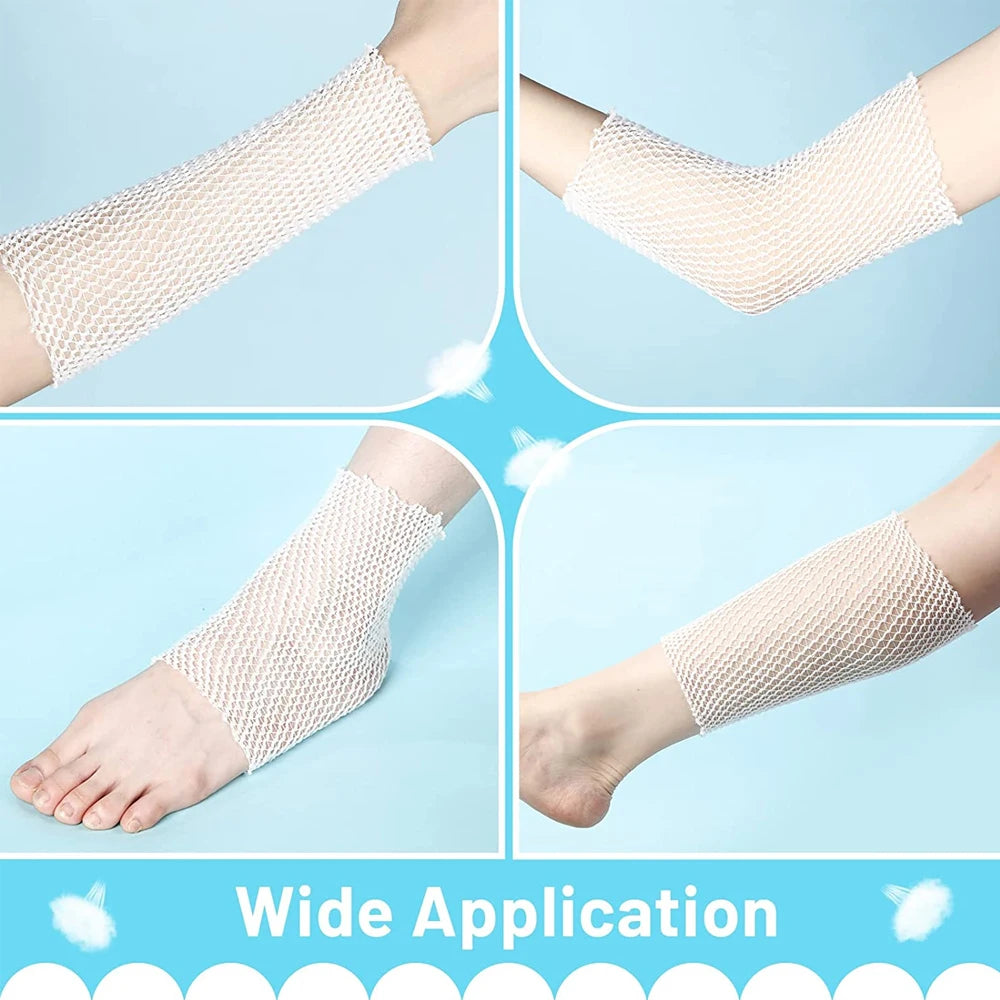 Bandage tubulaire en filet élastique, fixation de gaze, extensible et respirant, retenue pour pansement, poignet, coude, genou, cheville, adulte, 1 rouleau