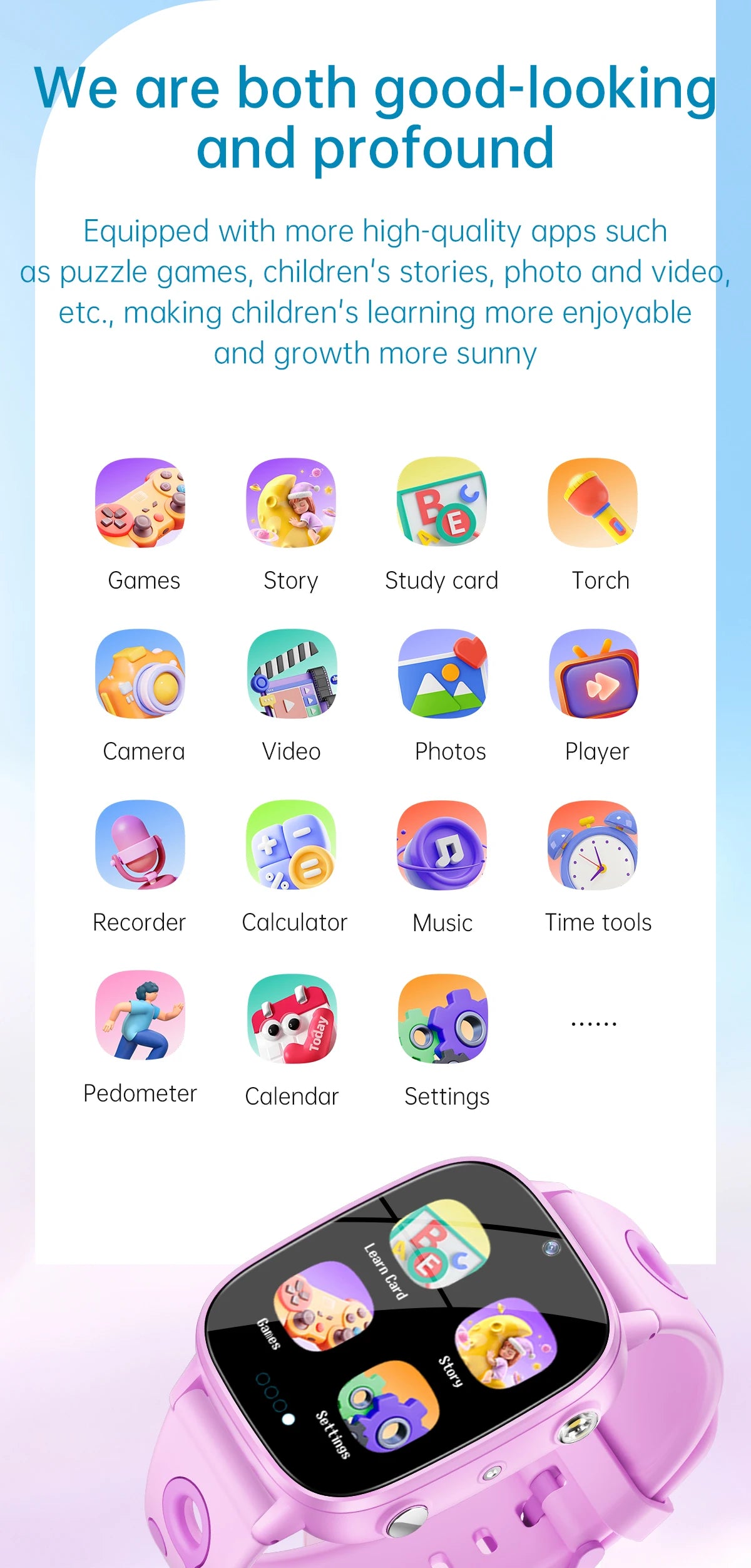 2025 nouveaux enfants jouet jeu montre HD écran tactile caméra 26 jeux surveillance du sommeil réveil calculatrice cadeau d'anniversaire garçon fille