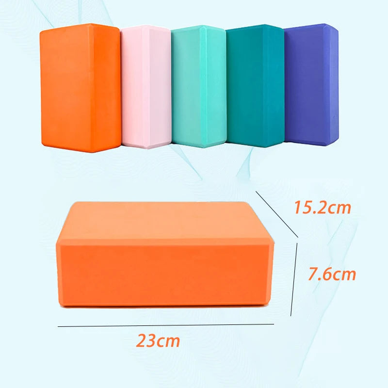 Blocs de Yoga, brique en mousse pour gymnastique, Pilates, exercice d'entraînement, Fitness, traversin, coussin d'étirement, façonnage du corps, Cubes de construction