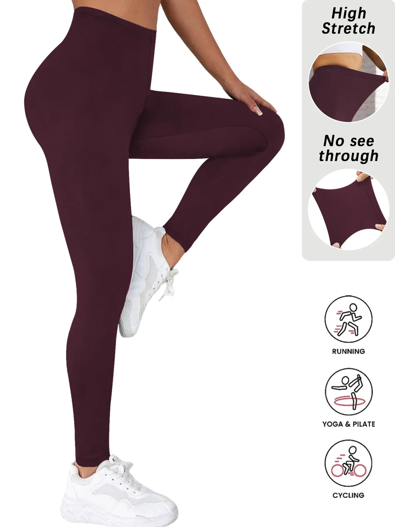 Leggings Super doux pour femmes, haute élasticité, pas transparent, entraînement, Yoga, course à pied, athlétique, Push-Up, gymnastique, longs, Fitness