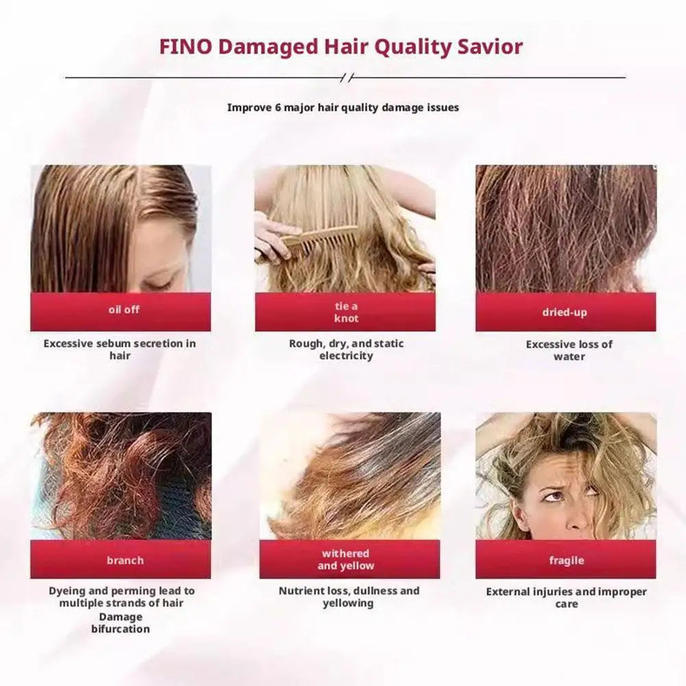 Fino Premium Touch – revitalisant de beauté à tremper, réparateur sec, bouclé, endommagé, hydratant longue durée, soin capillaire contrôlé par l'huile