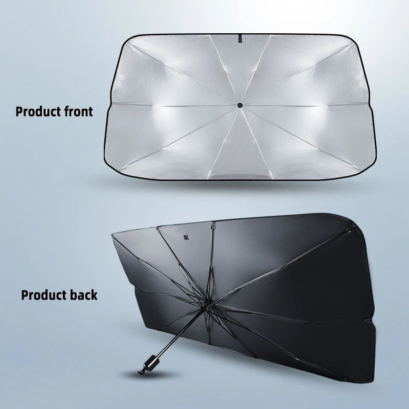 Pare-soleil de voiture, Parasol de Protection pour pare-brise intérieur d'été, accessoires de Protection pour ombrage automobile