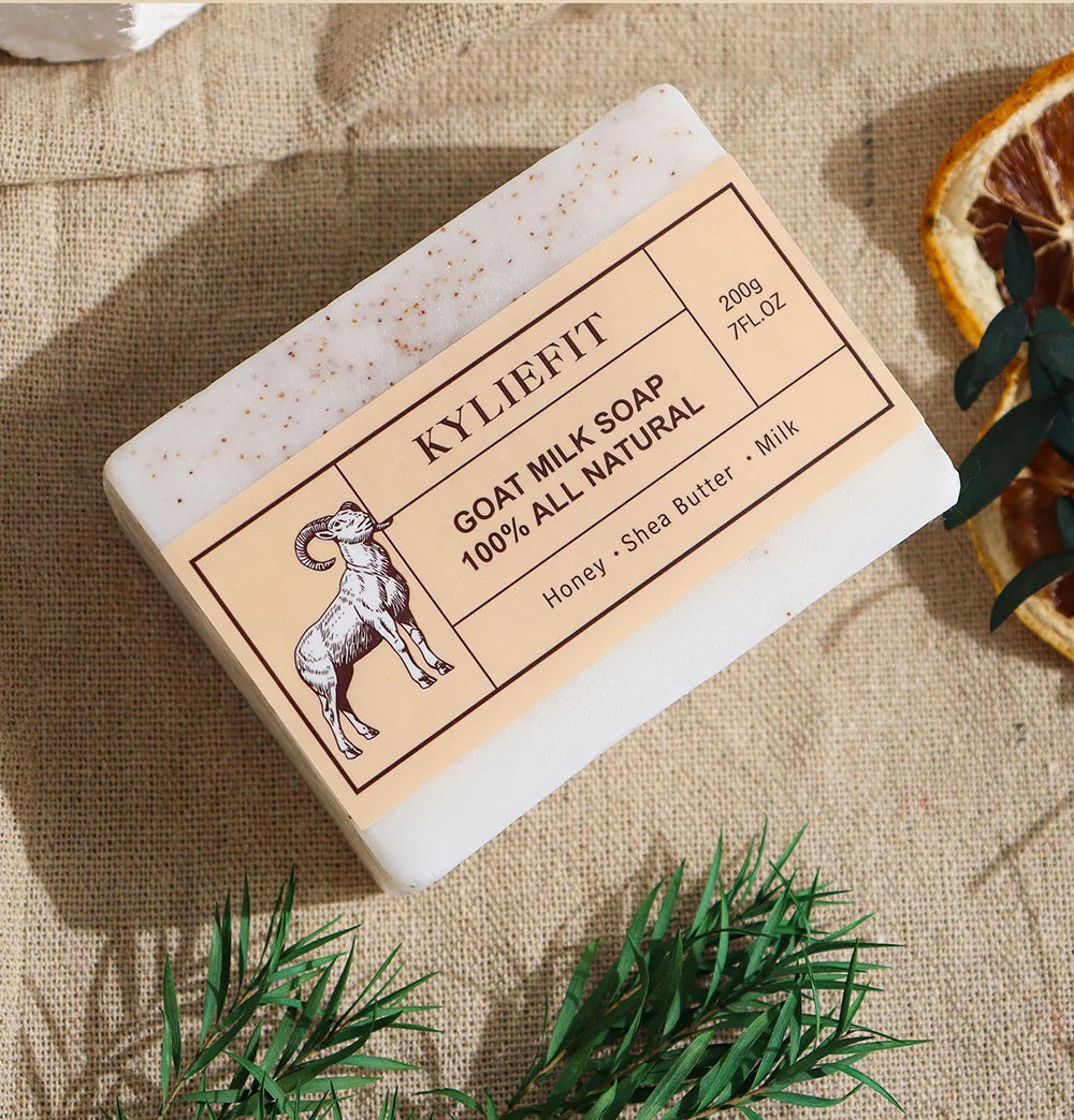 Organic goat's milk bar for all skin types, natural, whitening, nourishing, shea butter and honey doll, books, Regina