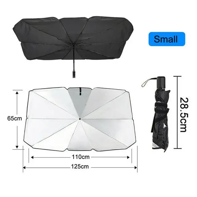 Protecteur de pare-soleil de voiture, parasol automatique, couvertures de pare-brise avant, protection solaire de voiture, accessoires de protection de pare-brise intérieur