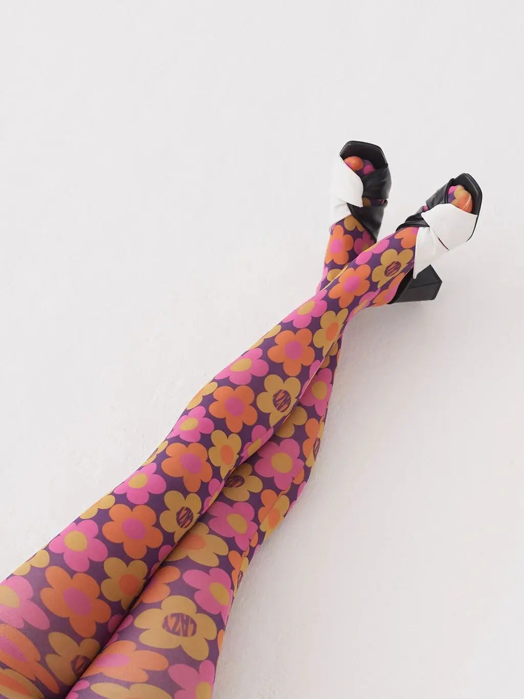 Collants Longs pour Femme et Fille, avec Impression Créative Cœur/Floral/Nuage/Plaid, Leggings Moulants artificiel astiques, Collection Été Automne
