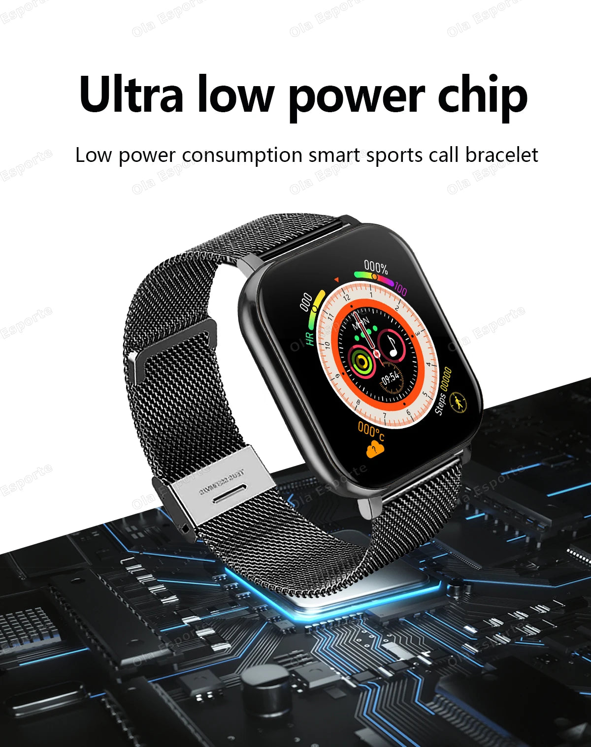 Nouvelle montre intelligente 2.01 pouces HD affichage réponse faire appel Message vue Modes sportifs smartwatch bricolage cadran prévisions météorologiques hommes femmes