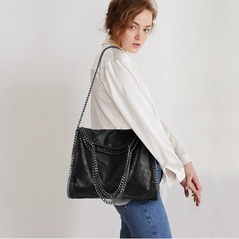 Sacs à main Design de mode pour femmes, sac à main de poche décontracté avec chaîne Portable, grand sac à bandoulière, cadeau d'anniversaire