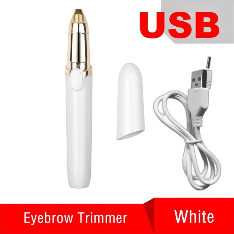 Rasoir de sourcils électrique Usb Rechargeable épilateur de sourcils femmes Mini doux Shaper rasoir indolore rasoir épilateur du visage