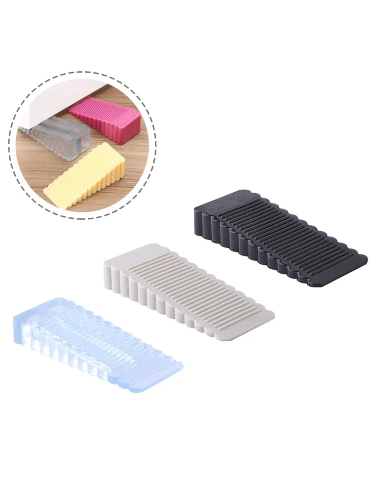 Butées de porte en silicone de sécurité, cales de nuit, butée de porte, maison, bureau, retenue arrière, arrêt anti-collision, 1 pièce