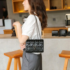Sac Lingge, sac à chaîne, sac à bandoulière simple, sac à bandoulière de style croisé diagonale pour femmes