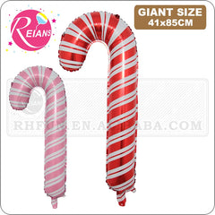 Christmas decoration supplies: Santa Claus, walking sticks, balloons, outdoor candy canes, Christmas party decor, suppliers