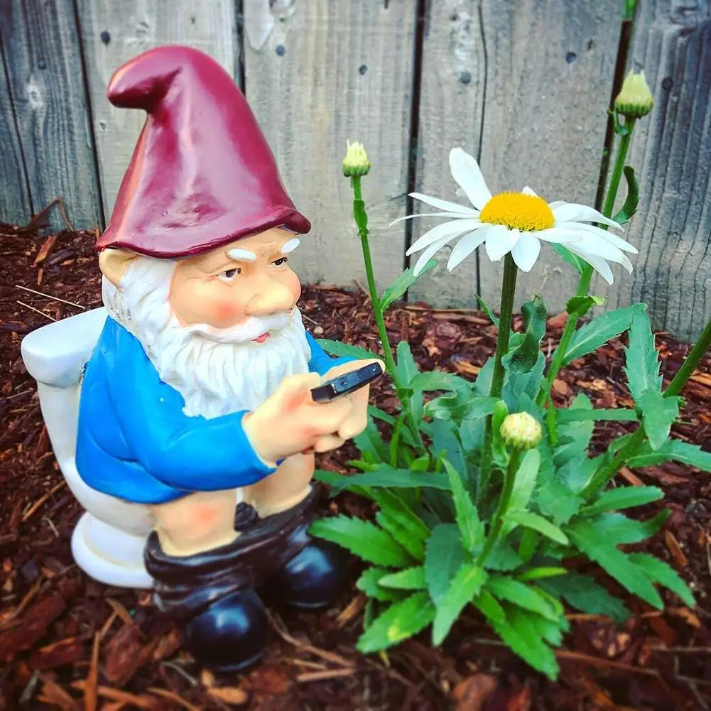 Miniature garden gnome ornaments, garden gnome, Auckland figurine, crafts, yard decoration in intensified resin