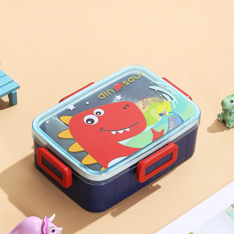Boîte à déjeuner mignonne pour enfants, filles et garçons, avec compartiments, boîte à Bento, étanche, boîtes à collation alimentaires pour enfants, nouvelle collection 2024