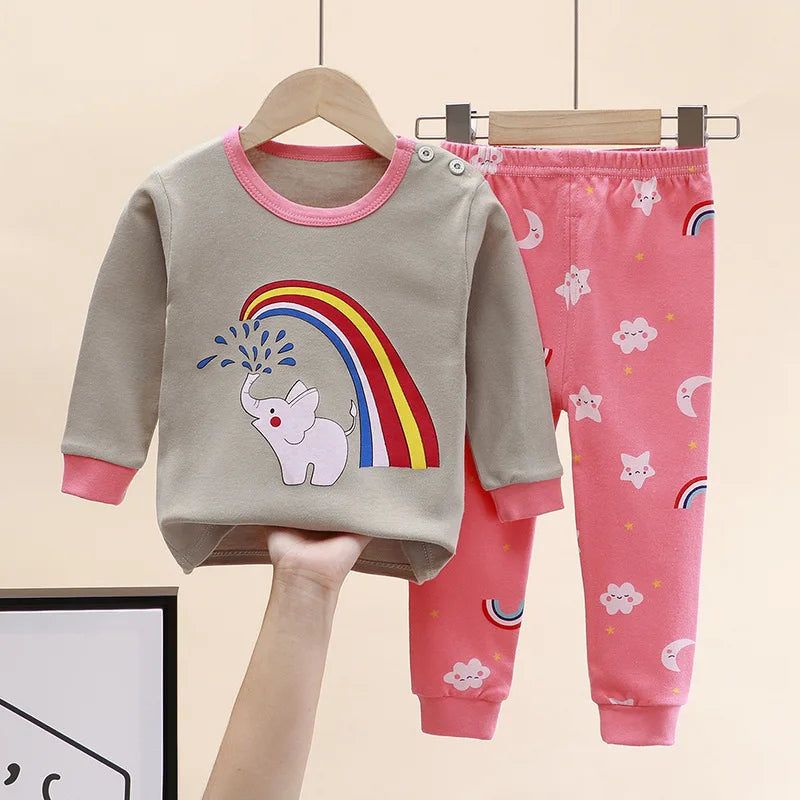 Little maven hiver automne garçons filles ensembles 2025 noël t-shirts hauts + pantalons ensembles enfants vêtements enfants vêtements coton