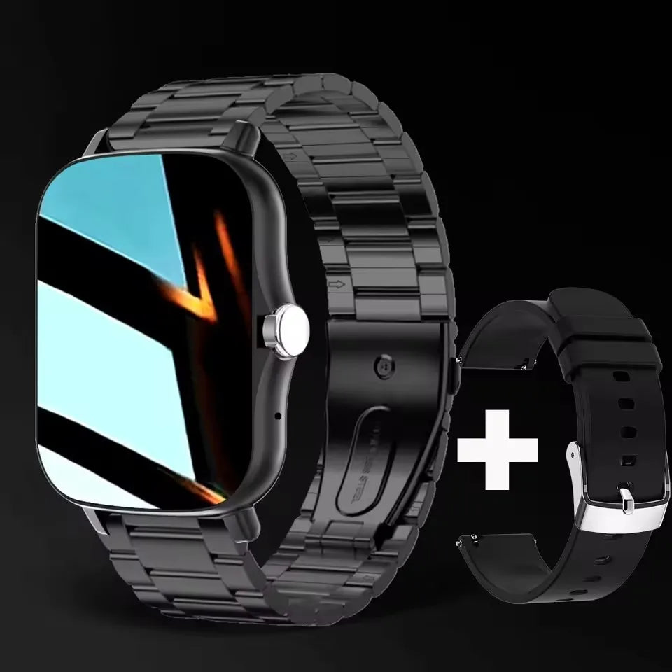 Nouvelle montre intelligente 2.01 pouces HD affichage réponse faire appel Message vue Modes sportifs smartwatch bricolage cadran prévisions météorologiques hommes femmes