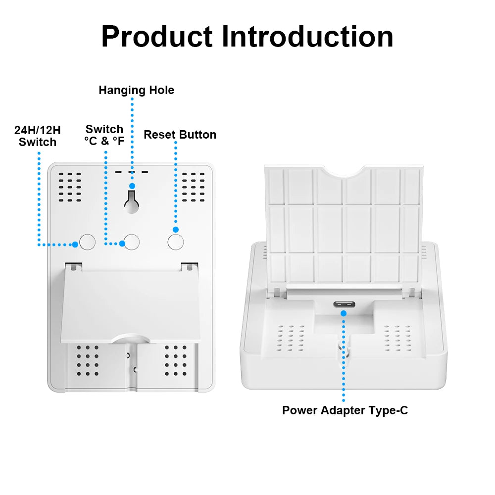 Tuya – Station météo WiFi, capteur de température, Kit thermohygromètre intelligent, passerelle Wi-Fi et thermohygromètre 433mhz avec alerte par application