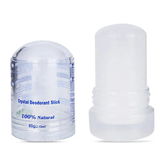 Bâton déodorant en cristal pour hommes et femmes, 60g, dissolvant d'odeurs pour le corps, les aisselles, anti-transpirant naturel