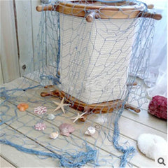 Decorative fish net for underwater party, 7.5 inches, dining room decoration ornaments, summer beach decor, children's birthday party decor