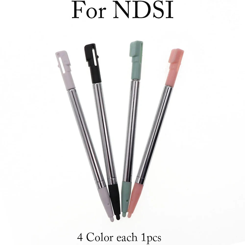 Plastic and metal touchscreen stylus, 1 set, for game consoles, compatible with Nintendo DS, Nintendo DS, Wii U, 2DS, 3DS XL, New 3DS XL, New 2DS XL