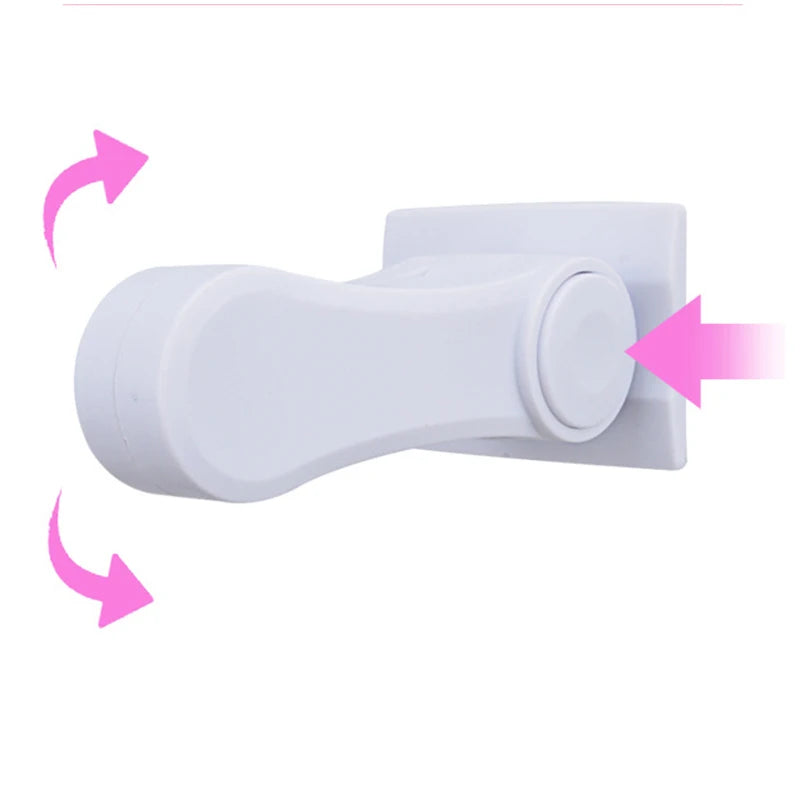 Serrure de sécurité universelle ABS pour bébé, dispositif de Protection de tiroir pour enfant, serrures Anti-ouverture sans vis pour porte de garde-robe de réfrigérateur