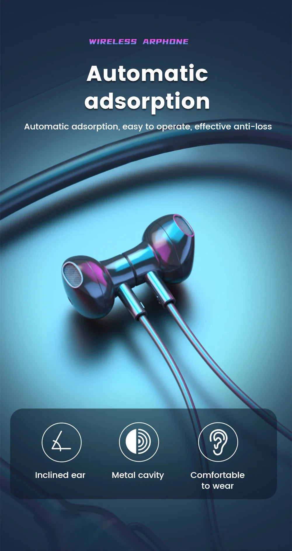 TWS Headphones Earbuds Earphones Earhook, Ecouteurs Bluetooth 5.49 sans Fil Casque Audio avec Haut-parleurs dynamiques de, avec microphone, Son stéréo immersif, 28h d'Autonomie pour Sport, entraînement, Yoga, Extérieur