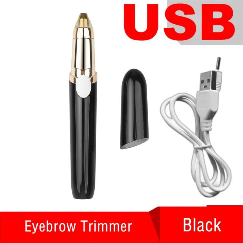 Rasoir de sourcils électrique Usb Rechargeable épilateur de sourcils femmes Mini doux Shaper rasoir indolore rasoir épilateur du visage
