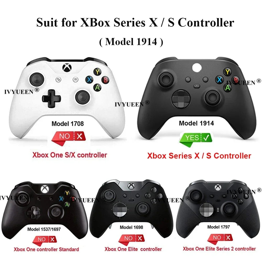 IVYUEEN pour XBox série X S XSS XSX contrôleur de base Joystick manettes bâton analogique ABXY Action boutons faciaux Kit pièces de réparation