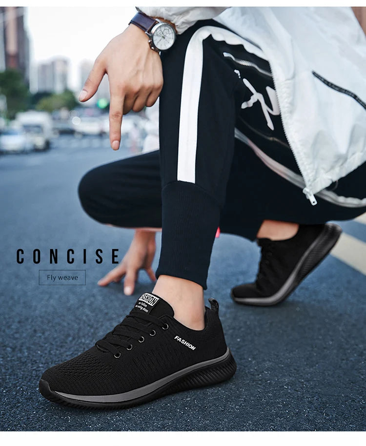 Men's Lightweight Running Shoes, Classic Mesh Walking Shoes, Breathable Casual Shoes, Men's Fashion Moccasin Sneakers