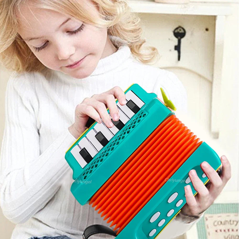 Jouet accordéon pour tout-petits, Instrument de musique, jouets éducatifs, cadeaux de développement d'intérêt musical pour enfants, garçons et filles