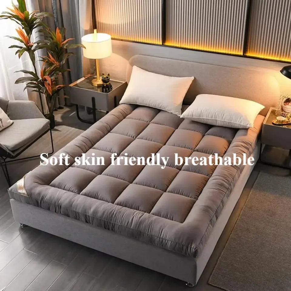 Matelas de lit pliable et doux pour dortoir d'étudiants, Tatami au sol enroulable, pour adulte, respectueux de la peau, respirant, épais