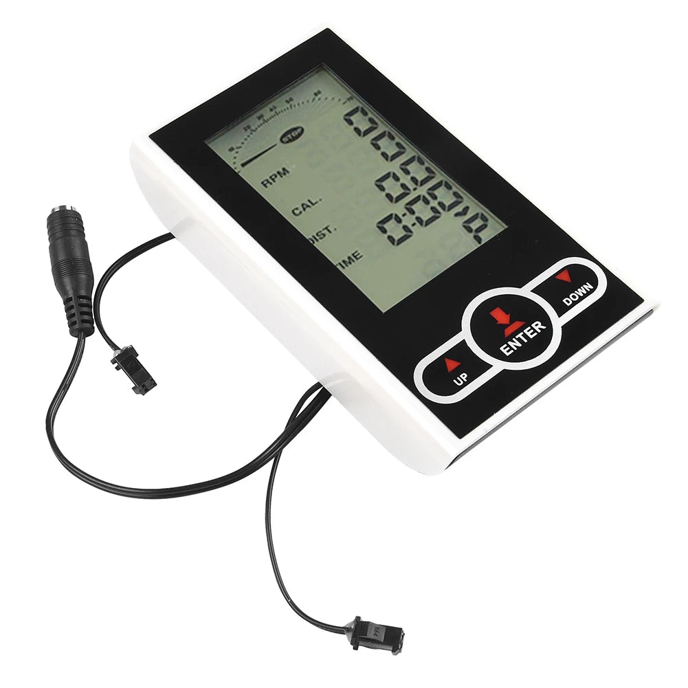 Moniteur de vélo d'exercice, compteur de vitesse, vélo stationnaire, entraîneur elliptique, affichage, équipement de gymnastique, accessoires