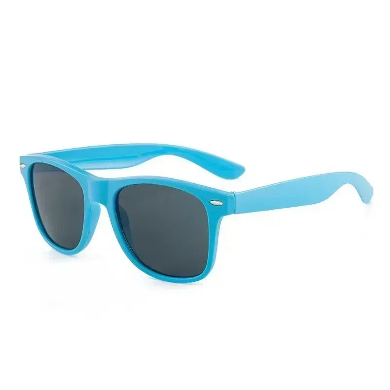 12 couleurs à la mode nouveaux enfants lunettes de soleil mode carré lunettes d'extérieur nuances pour enfants garçons filles UV Preotection lunettes de soleil
