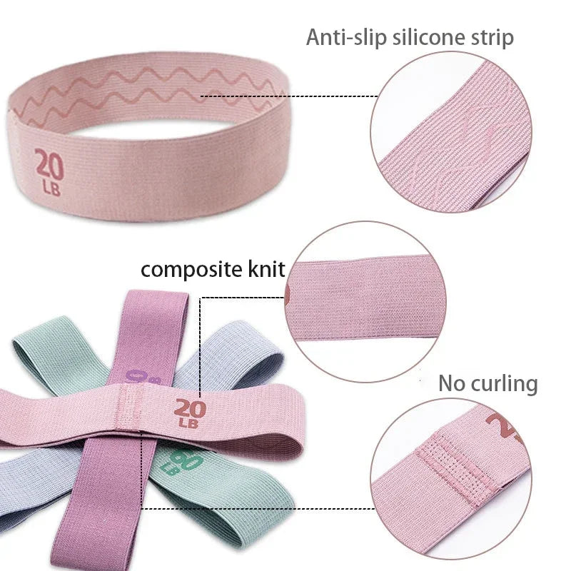 Elastic Fitness Bands, Buttock Training Bands, Gym Resistance Bands, Training Equipment, Strength Training, Elastic Yoga Band