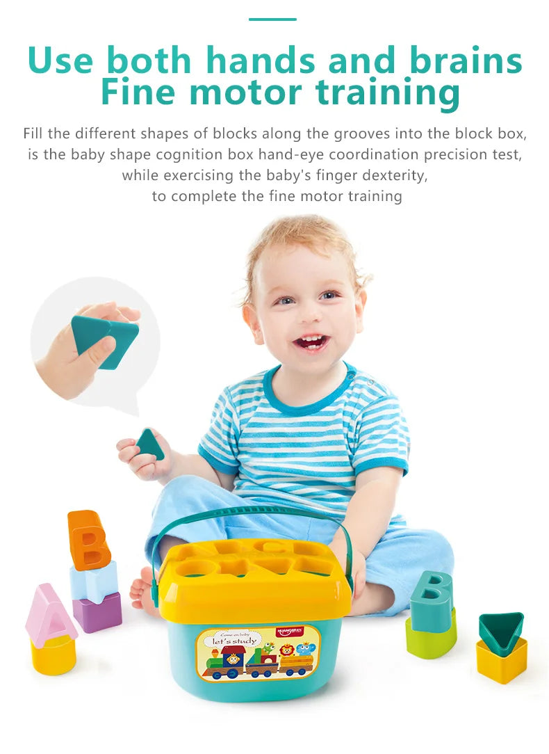 Puzzle jouet pour nourrissons et tout-petits, boîte d'association cognitive de couleur graphique pour éducation précoce