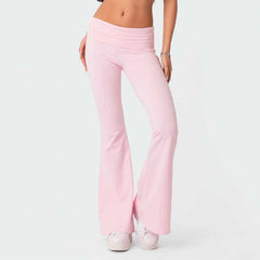 Leggings évasés pour femmes, taille haute, jambes larges, pantalons de Yoga, collants d'entraînement, de Fitness, de sport, vêtements amincissants décontractés