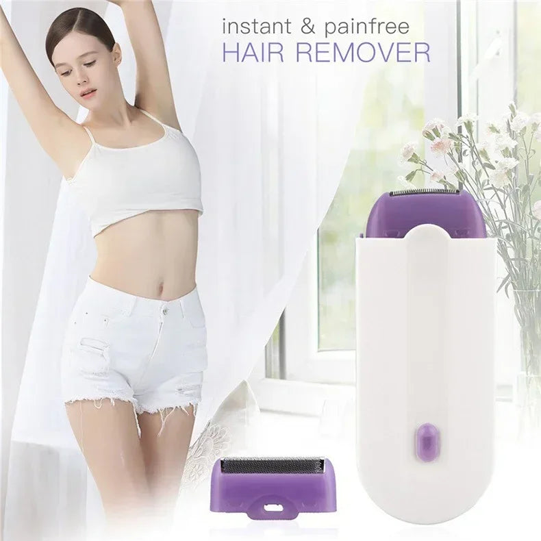 Épilateur électrique rasoir électrique rasoir Mini Rechargeable élimine épilation indolore épilateur Facial pour le corps du visage