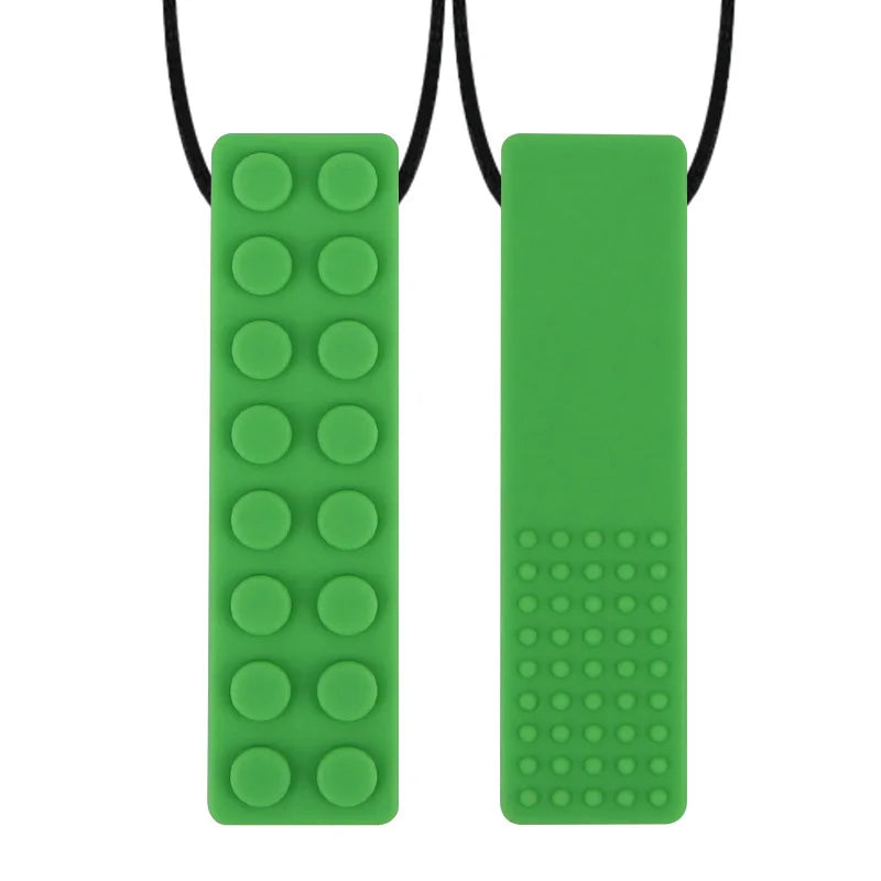 Anneau de dentition en Silicone pour bébé, 5 pièces, jouets sensoriels à croquer, collier sans BPA, qualité alimentaire, outils de moteur buccal