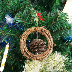 Decorative rattan garland for Ramadan, Eid Mubarak wedding wreath, garland supplies, DIY party, 8cm-30cm