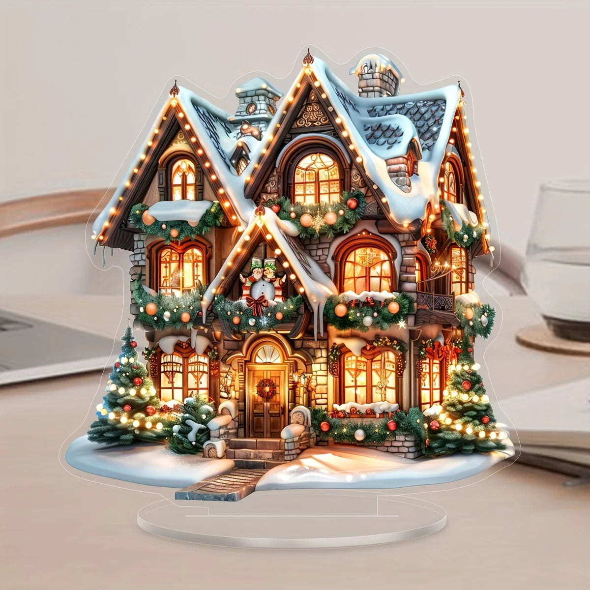 1 morceau de décoration de vacances de Noël, style bohème, décoration de bureau multifonctionnelle pour chambre à coucher, idée cadeau unique.