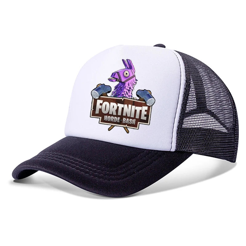 Casquette de Baseball Fortnites pour enfants, chapeau imprimé de jeu de dessin animé pour garçons, chapeau de soleil d'été en plein air, casquette à visière réglable, cadeaux pour enfants, nouvelle collection